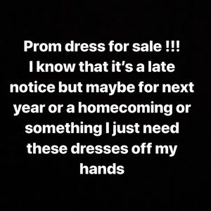 Custom made Prom dress